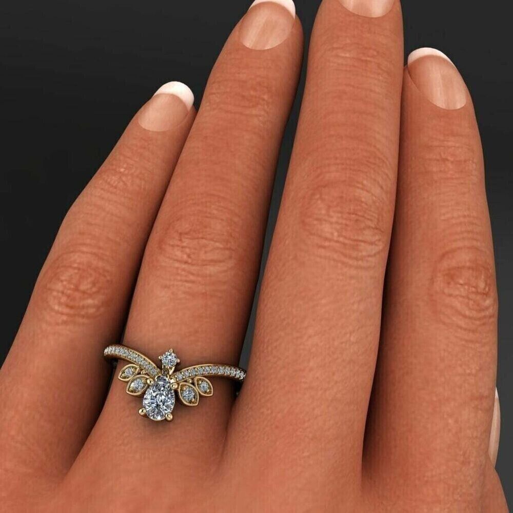 2.77Ct White Pear Cut Solitaire Ring | Wedding Ring For Women | Designer Ring | Bridal Collection