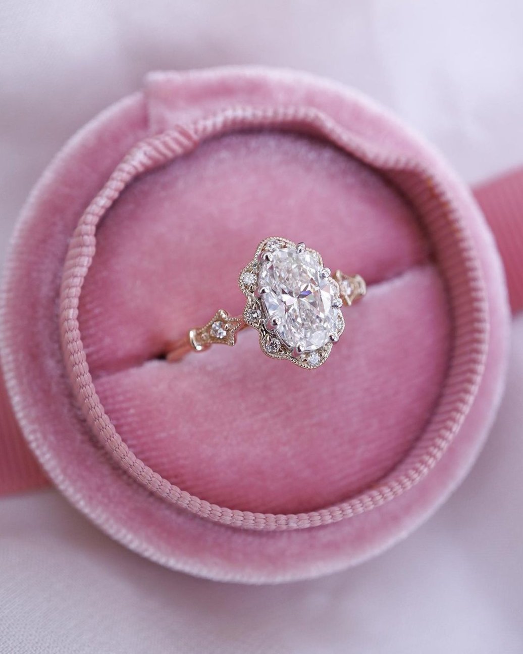 Vintage 2.8Ct White Oval Cut Solitaire Ring For Her | Anniversary Gift Ring For Wife | Stacking Ring For Women | Gift For Love