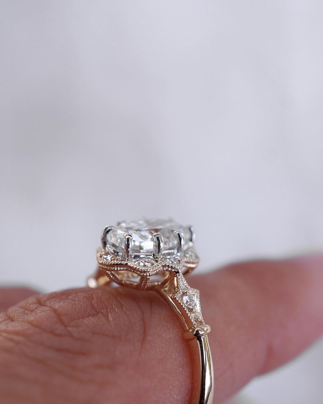 Vintage 2.8Ct White Oval Cut Solitaire Ring For Her | Anniversary Gift Ring For Wife | Stacking Ring For Women | Gift For Love