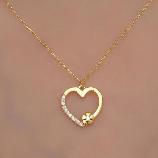 Heart Shape 1.50Ct White Round Cut Pave Pendant | Anniversary Gift Pendant For Wife | Lovable Pendant | Jewelry Collection