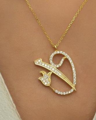 2.60Ct White Round Cut Pave Pendant | Unique Pendant For Her | Special Occasion Pendant | Women Jewelry