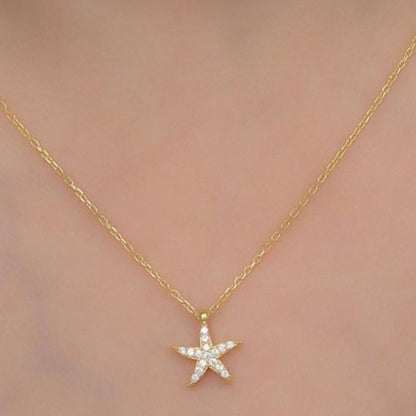 Star Shape 2.10Ct White Round Cut Prong Pendant | Special Occasion Pendant | Thank You Gift For pendant | Fashion Jewelry
