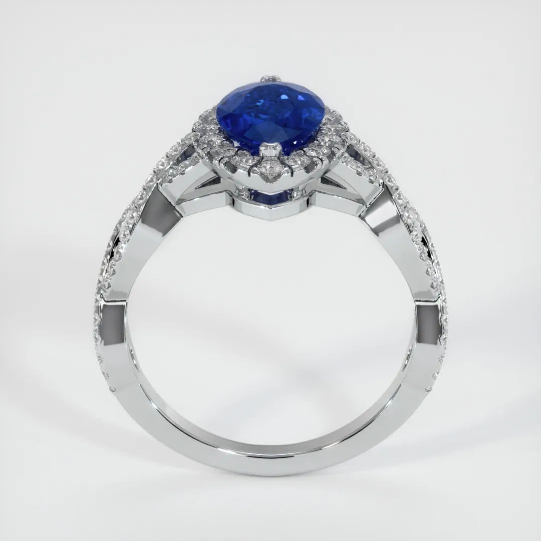 Infinity 2.8Ct Blue Marquise Cut Halo Ring For Women | Party Wear Ring For Her | Stylish Ring For Ladies | Designer Jewelry Ring