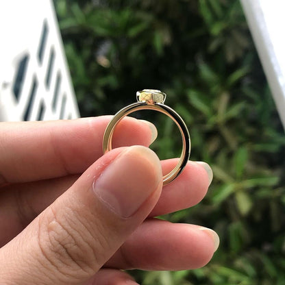 2.88Ct White Marquise Cut Bezel Ring | Engagement Ring For Women | Delicate Solo Diamond Ring | Beautiful Ring