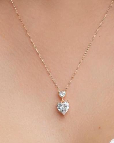 2.50Ct White Heart Cut Bezel Pendant | Proposal Gift Pendant For Girlfriend | Perfect Gift Pendant For Wife | Sentimental Gift Pendant