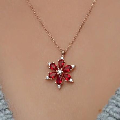 Flower Shape 2.20Ct White Round Cut Prong Pendant | Special Occasion Pendant For Women | Minimalist Pendant For Her | Bride To Be | Luxury Jewelry
