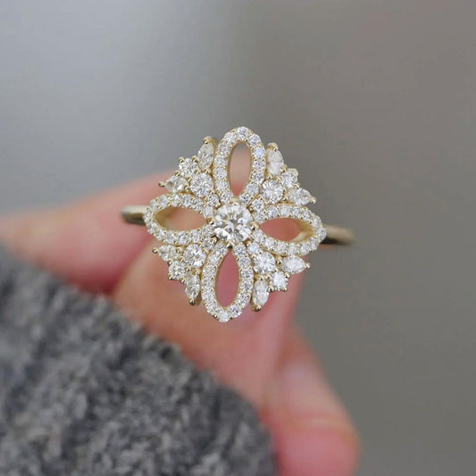 1.8Ct White Round Cut Solitaire Ring | Party Wear Ring For Women | Fashionable Ring | Designer Ring
