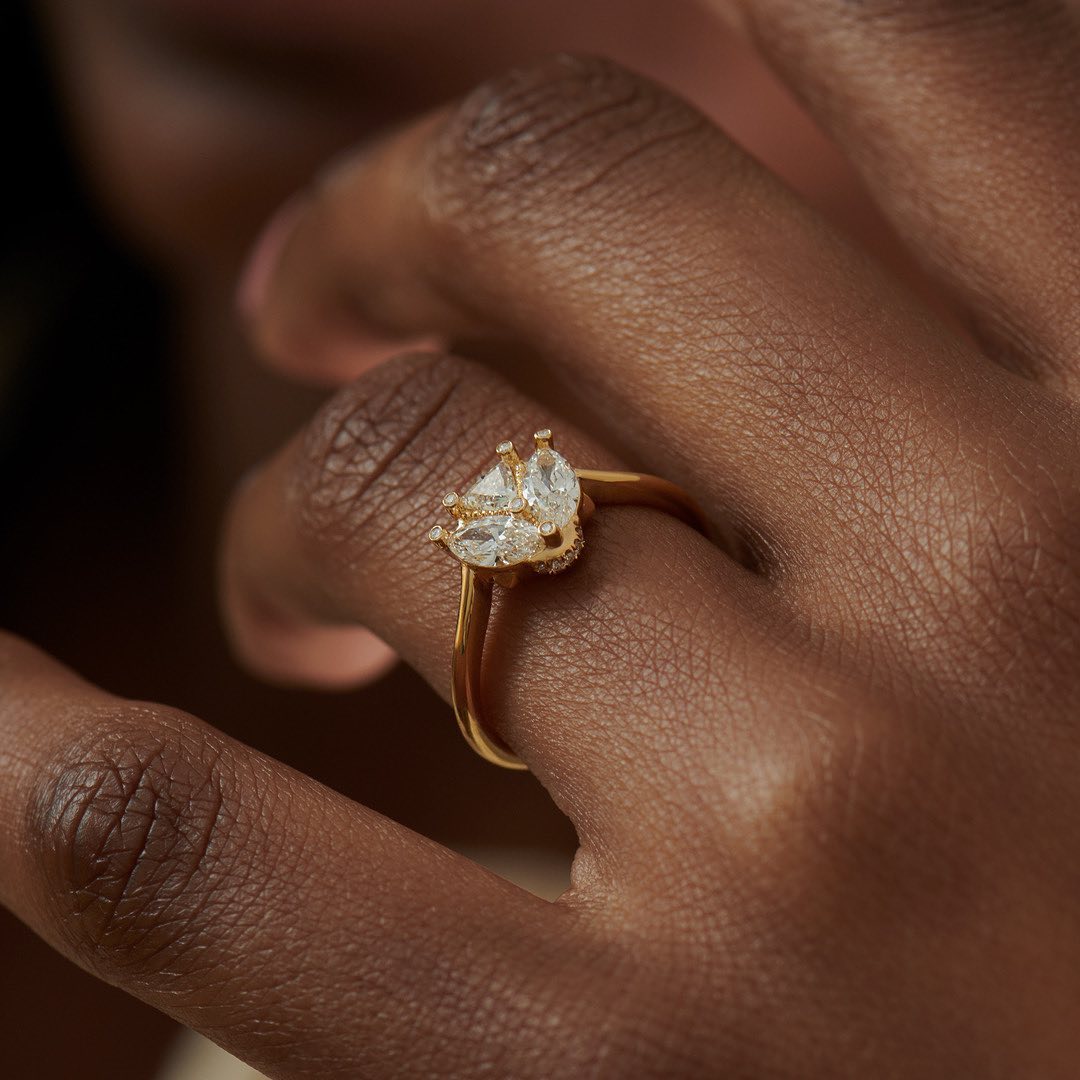 1.8Ct White Trillion Cut Three Stone Ring | Anniversary Gift Ring | Proposal Ring | Gift For Women