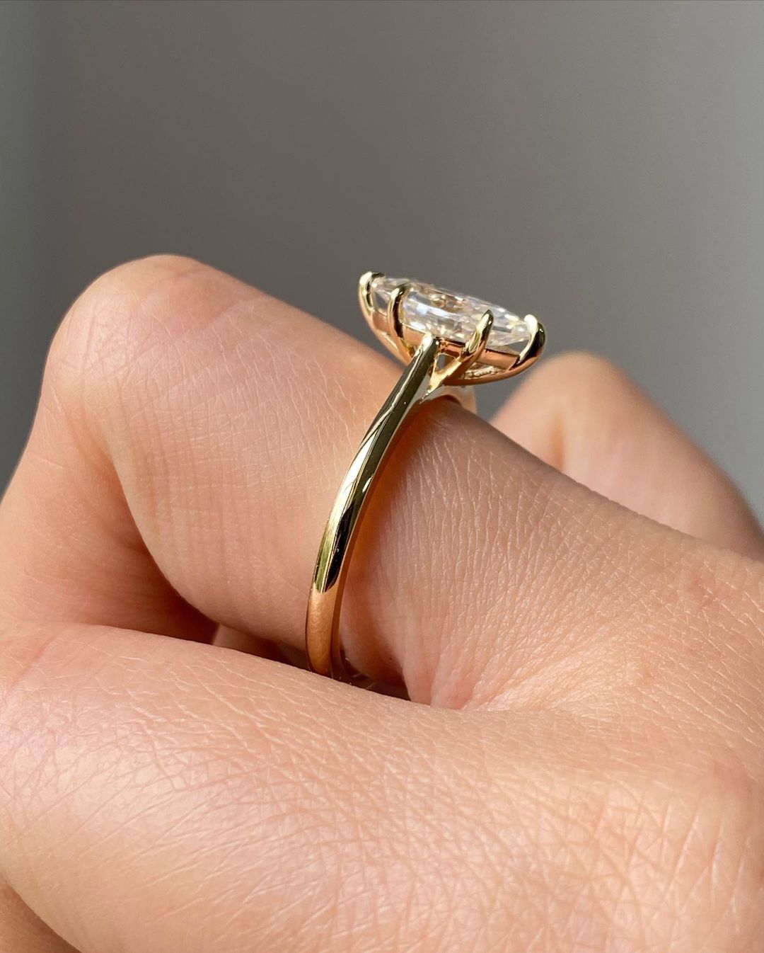 2.77Ct White Marquise Cut Solitaire Ring | Daily Wear Ring | Simple Ring For Women