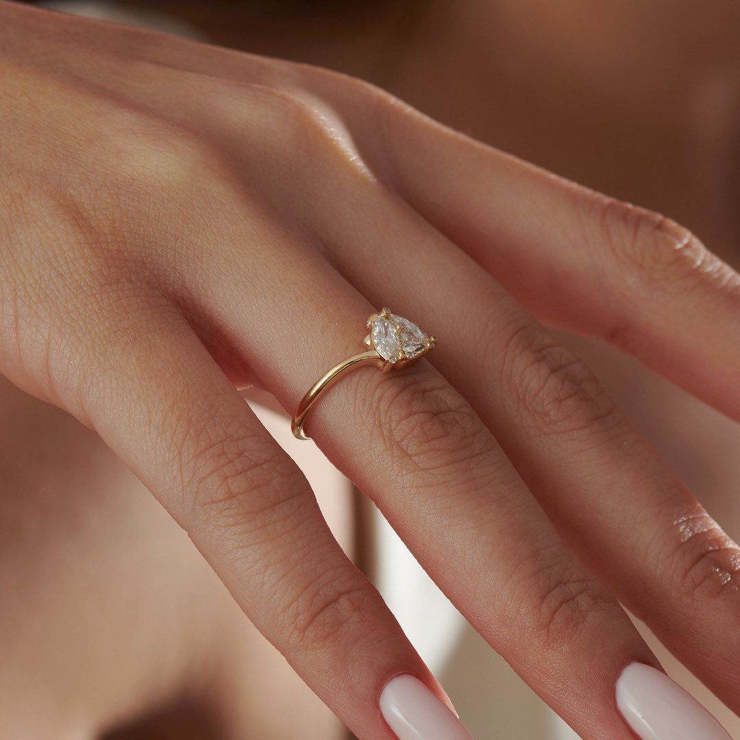 1.8Ct White Trillion Cut Three Stone Ring | Anniversary Gift Ring | Proposal Ring | Gift For Women