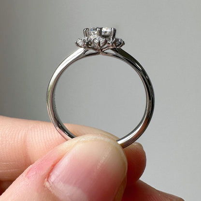 Star Shape 2.55Ct White Round Cut Solitaire Ring | Birthday Gift Ring | Women Jewelry | Proposal Ring