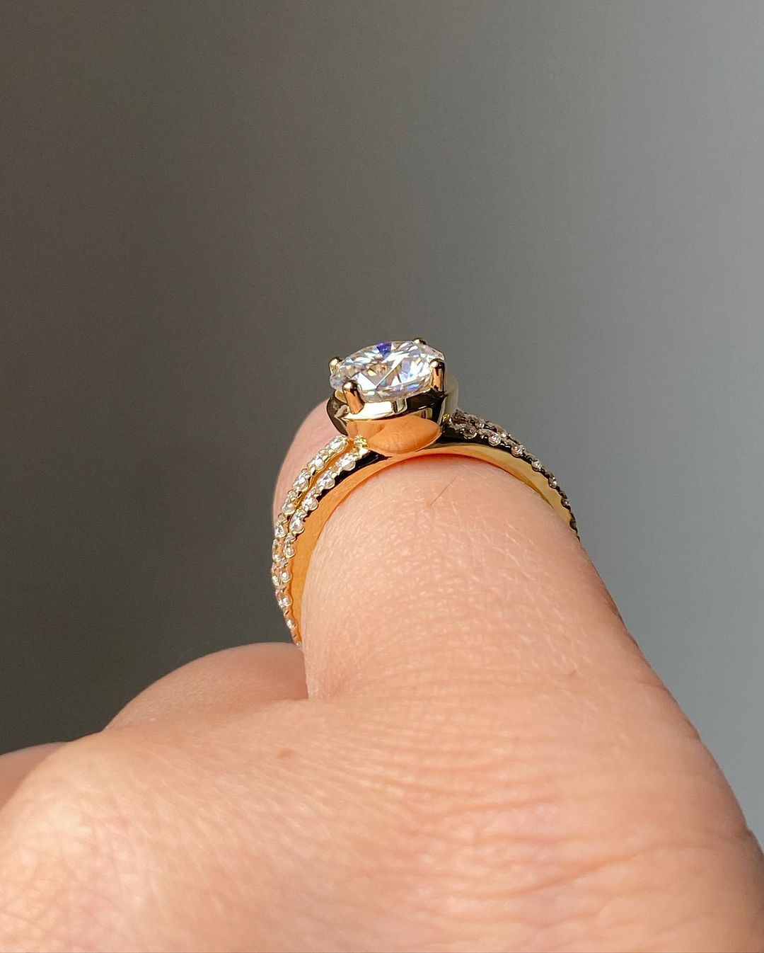 2.70Ct White Round Cut Solitaire Ring | Birthday Gift Ring | Delicate Solo Diamond Ring