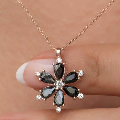 Flower Shape 2.20Ct White Round Cut Prong Pendant | Special Event Wear Pendant | Stylish Pendant For Her | Women Jewelry