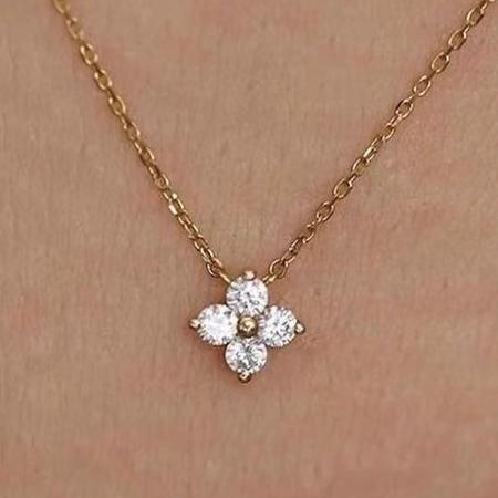 2.95Ct White Round Cut Prong Pendant | Daily Wear Pendant | Modern Style Pendant | Fashion Jewelry Piece