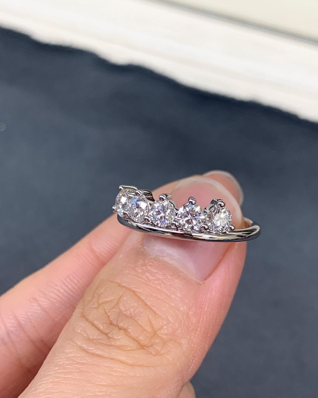 2.55Ct White Round Cut Prong Ring | Promise Ring | Daily Wear Ring For Women