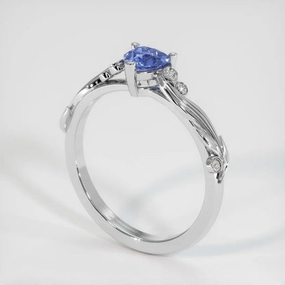 2.5Ct Blue Heart Cut Solitaire Ring For Her | Proposal Ring For Girlfriend | Valentine's Gift Ring | Statement Ring