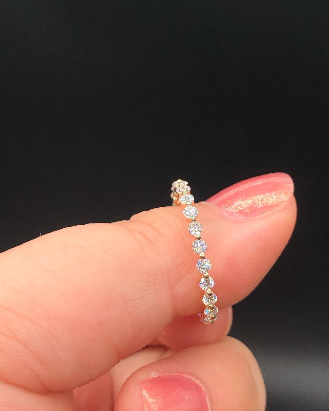 2.80Ct White Round Cut Full Eternity Band Ring | Proposal Gift Band Ring | Modern Bridal Wedding Band Ring