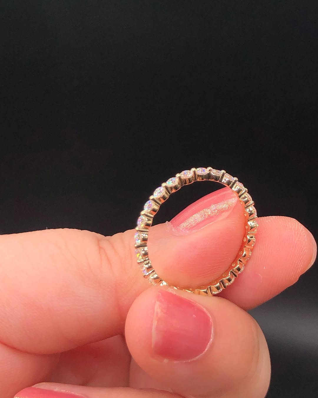 2.80Ct White Round Cut Full Eternity Band Ring | Proposal Gift Band Ring | Modern Bridal Wedding Band Ring