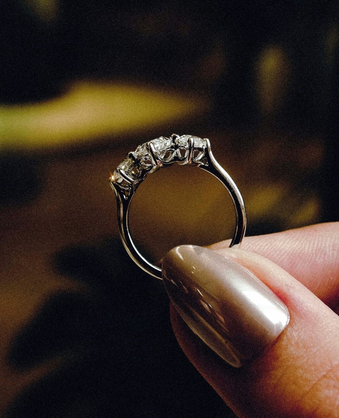 2.4Ct White Marquise Cut Three Stone Ring | Anniversary Gift Ring | Daily Wear Ring | Awesome Ring