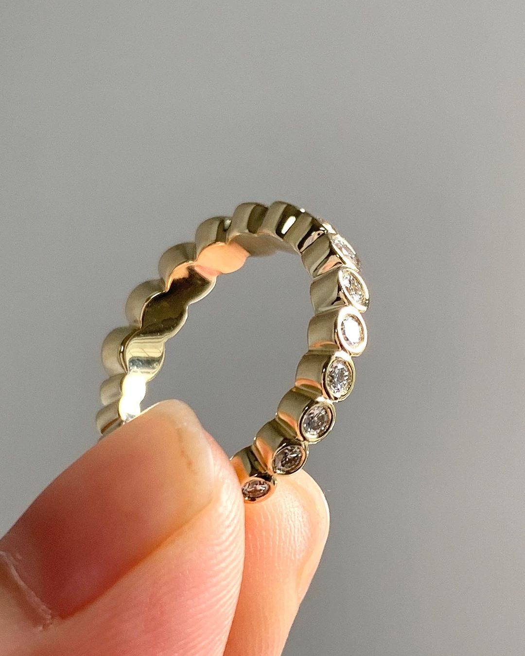 2.88Ct White Round Cut Full Eternity Band Ring | Engagement Band Ring | Fashion Jewelry