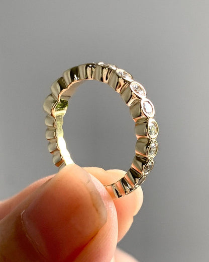 2.88Ct White Round Cut Full Eternity Band Ring | Engagement Band Ring | Fashion Jewelry