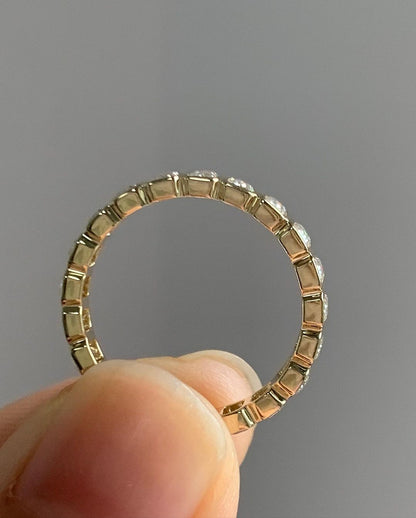 3.50Ct White Emerald Cut Full Eternity Band Ring | Anniversary Gift Band Ring | Timeless Design