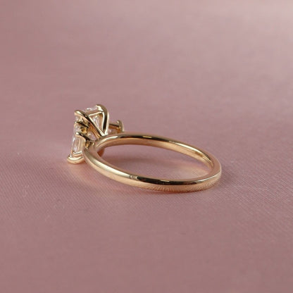 2.8CT White Radiant Cut Three Stone Ring | Wedding Ring For Bridal | Beautiful Ring | Personalized Gift