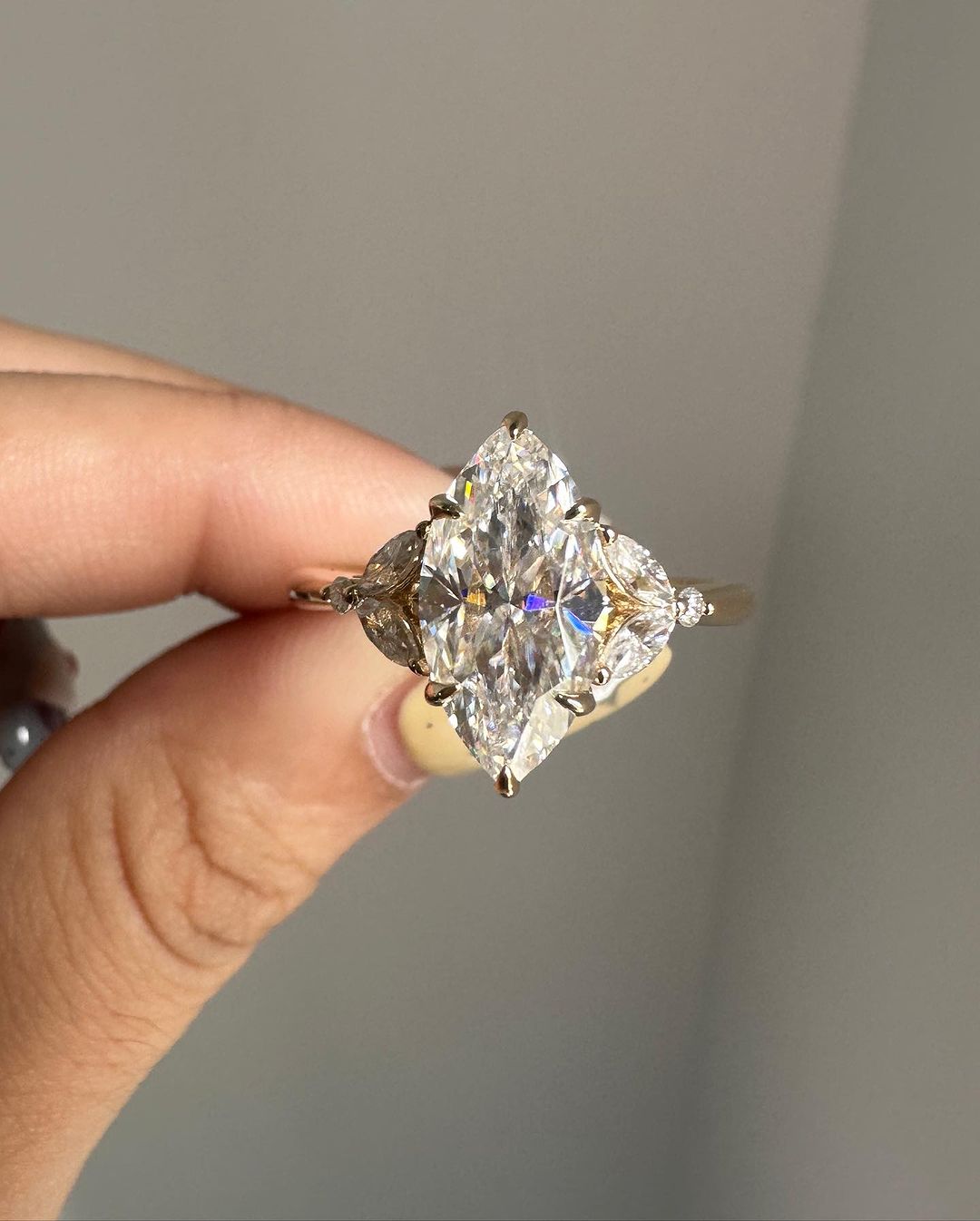 2.6Ct White Marquise Cut Solitaire Ring | Engagement Ring | Gift For Her | Occasion Ring