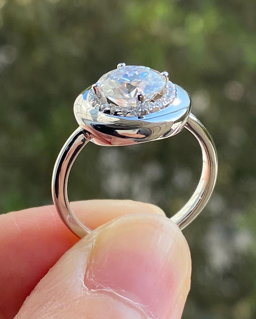 2.88Ct White Round Cut Halo Ring | Surprise Gift Ring For Women | Elegant Ring | Glamorous Ring