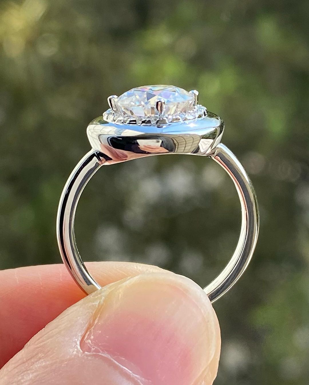 2.88Ct White Round Cut Halo Ring | Surprise Gift Ring For Women | Elegant Ring | Glamorous Ring