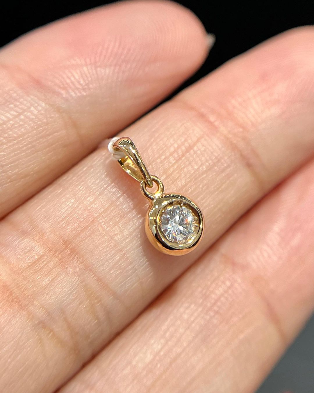 1.70Ct White Round Cut Bezel Pendant | Daily Wear Pendant For Women | Proposal Pendant For Girlfriend | Classic Pendant