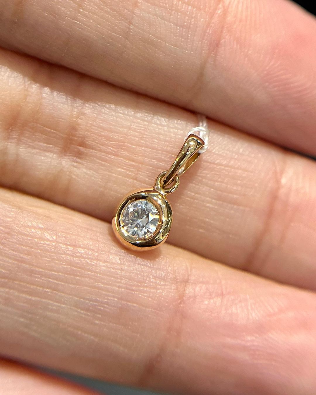 1.70Ct White Round Cut Bezel Pendant | Daily Wear Pendant For Women | Proposal Pendant For Girlfriend | Classic Pendant