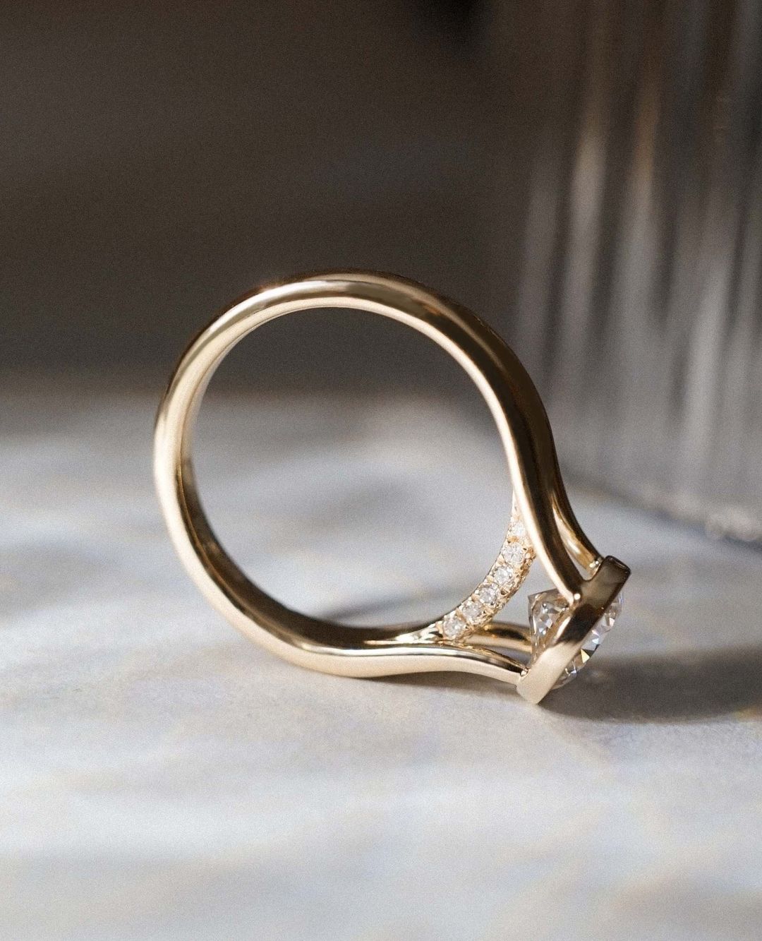 2.5Ct White Round Cut Bezel Ring | Engagement Ring For Fiancee | Proposal Ring | Gift For Her