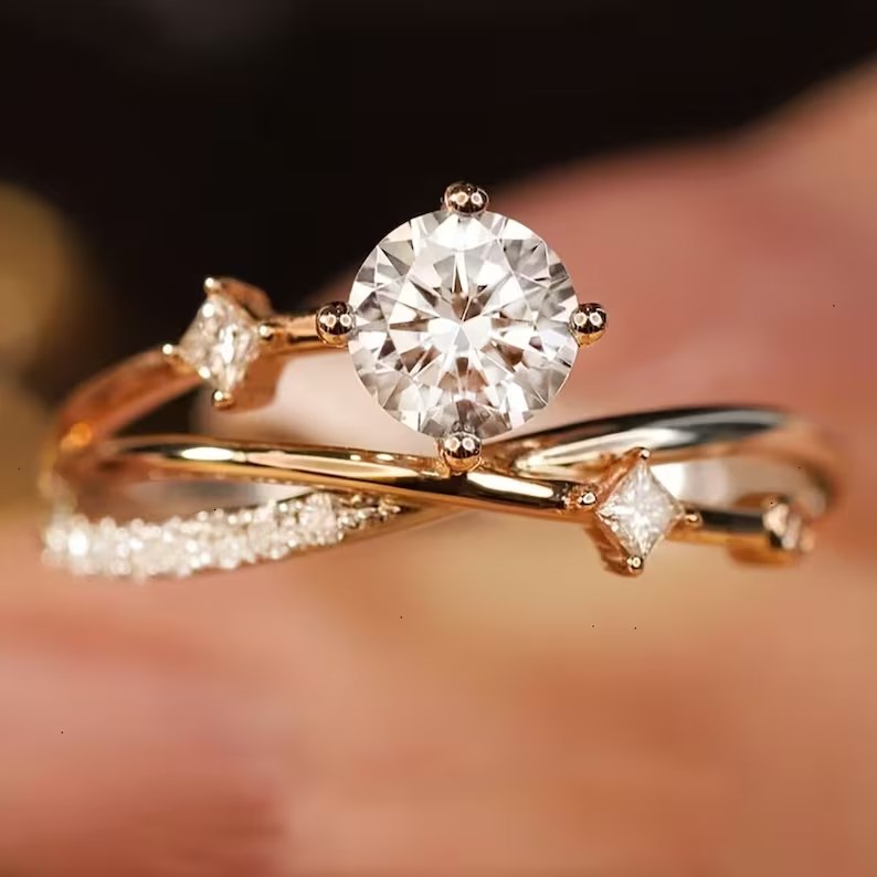 2.5Ct White Round Cut Solitaire Ring | Engagement Ring For Fiancee | Proposal Ring | Classic Ring