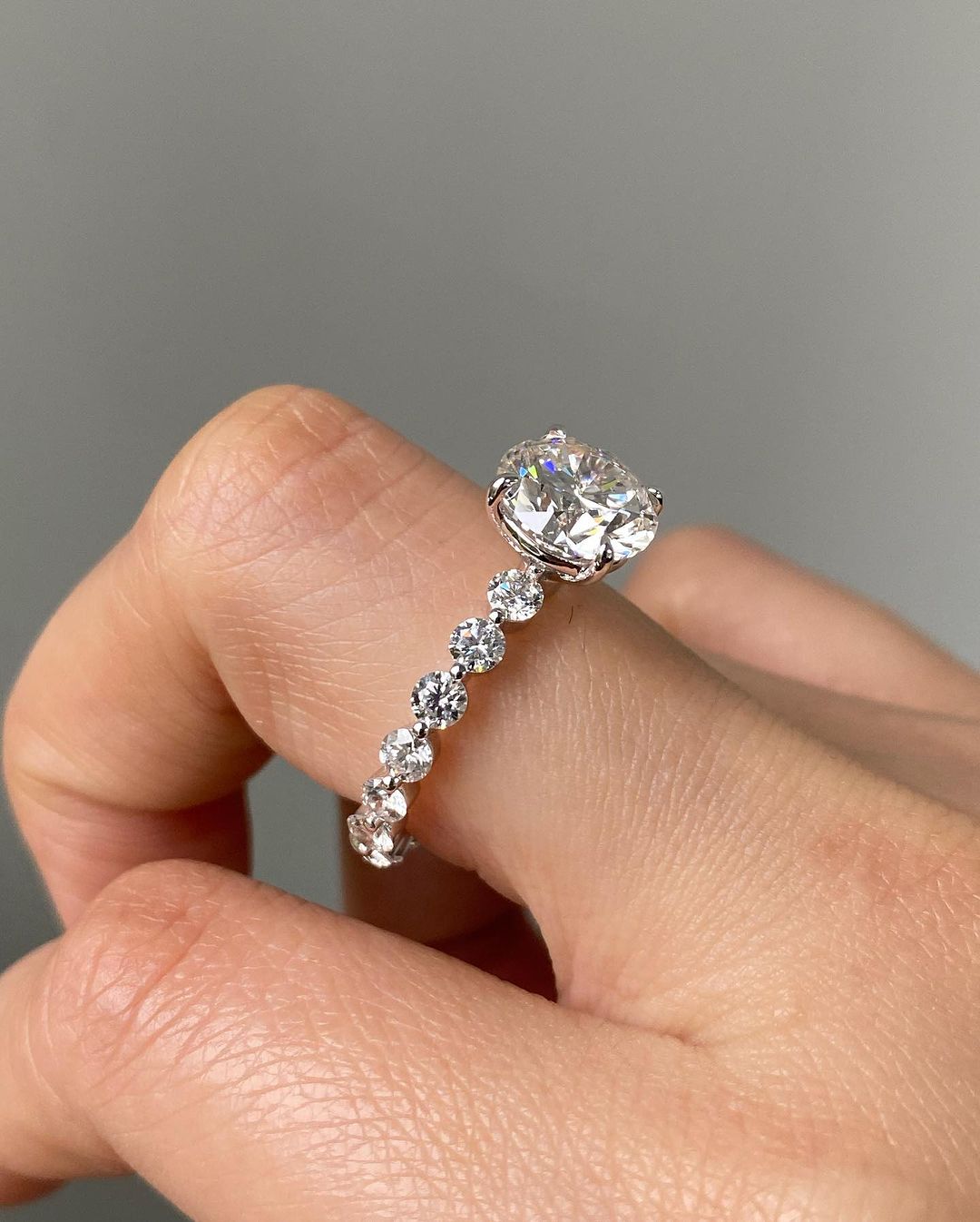 2.8Ct White Round Cut Solitaire Ring | Anniversary Gift Ring For Wife | Special Occasion Ring | Daily Wear Ring
