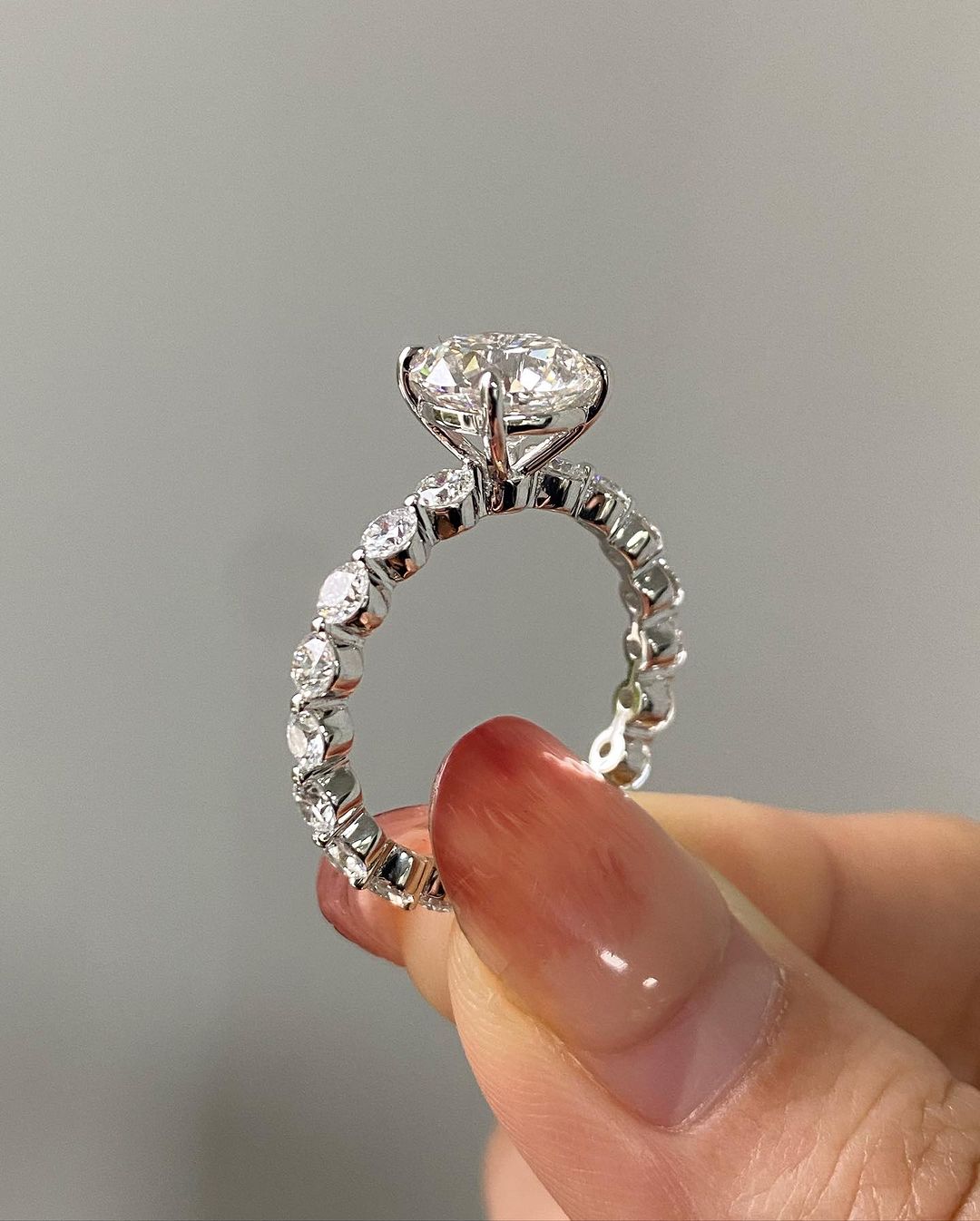 2.8Ct White Round Cut Solitaire Ring | Anniversary Gift Ring For Wife | Special Occasion Ring | Daily Wear Ring