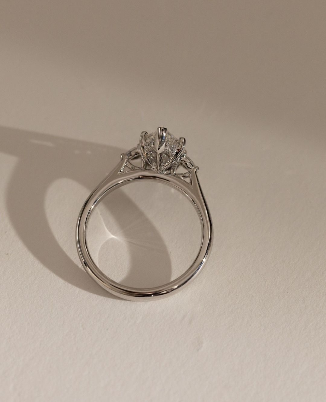 2.2Ct White Marquise Cut Three Stone Ring | Anniversary Gift Ring For Wife | Trilogy Stone Ring For Women | Fashion Jewelry