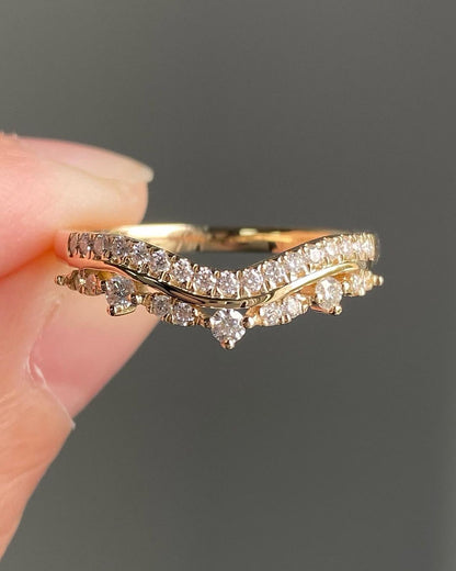 1.8Ct White Round Cut Prong Set And Half Eternity Band Ring | Everyday Wear Jewelry | Designer Band Ring For Her | Timeless Design