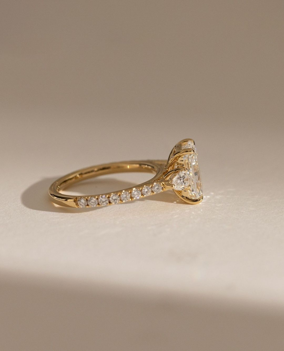 2.8Ct White Radiant Cut Solitaire Ring | Engagement Promise Ring For Her | Unique Ring | Personalized Gift