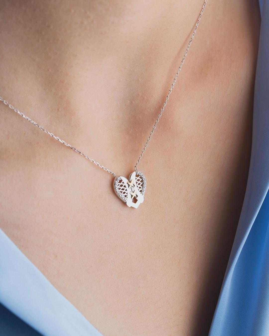 Love Knot Heart Shape 1.50Ct White Round Cut Prong Pendant | Perfect Anniversary Gift For Girlfriend | Glamorous Pendant For Her | Lovable Pendant For Women