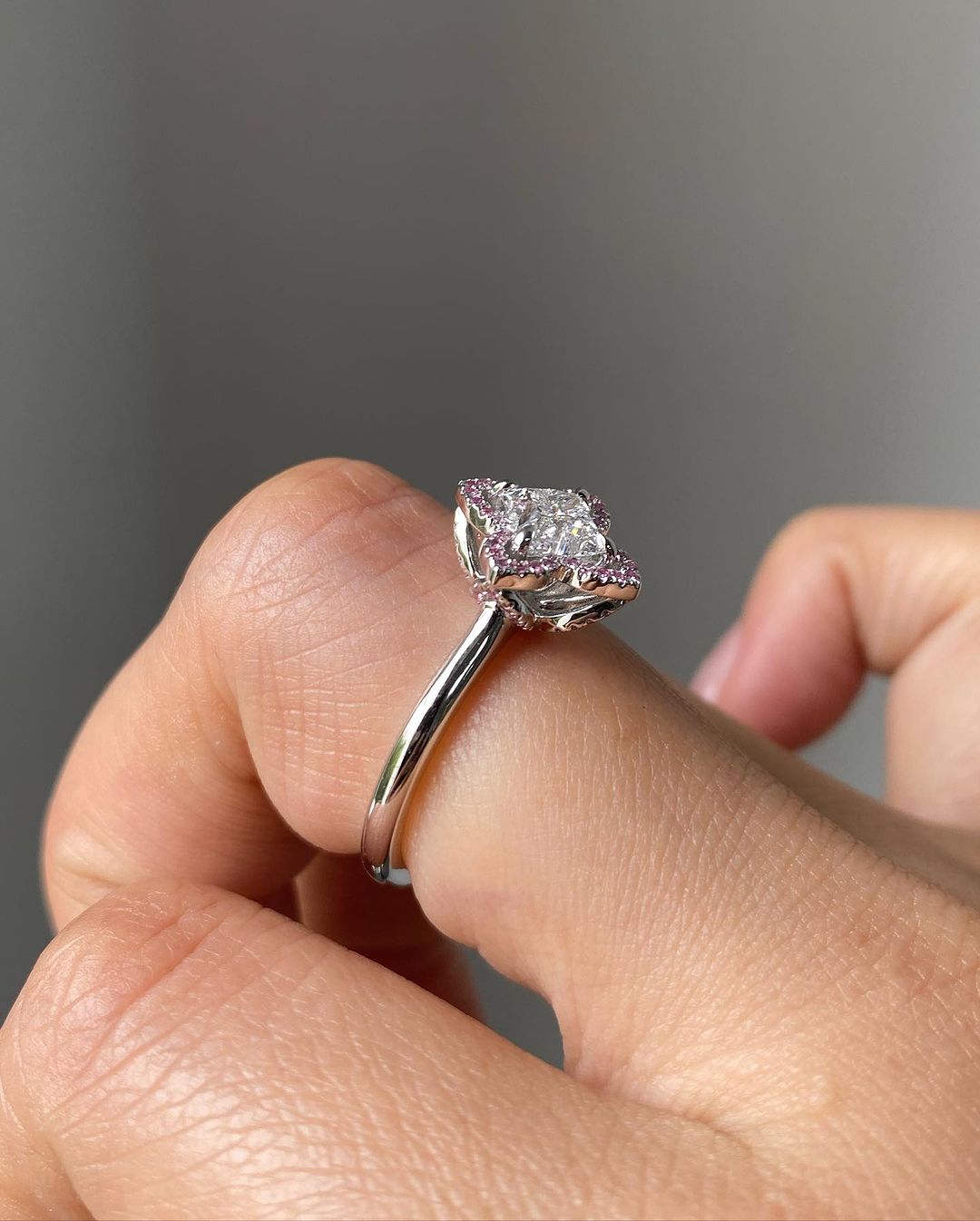 2.5Ct White Princess Cut Solitaire Ring | Party Wear Ring For Women | Statement Ring | Gift For Her