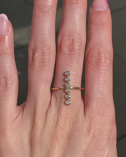 0.80Ct White Round Cut Bezel Ring |Promise Ring For Her | Classic Ring | Personalized Gift